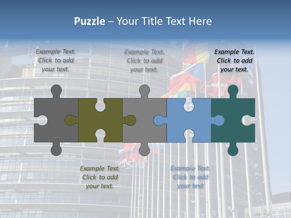 Europarl France Strasbourg PowerPoint Template