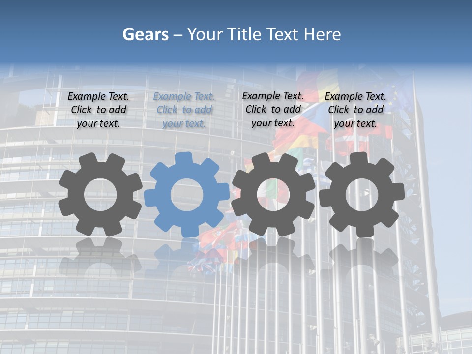 Europarl France Strasbourg PowerPoint Template