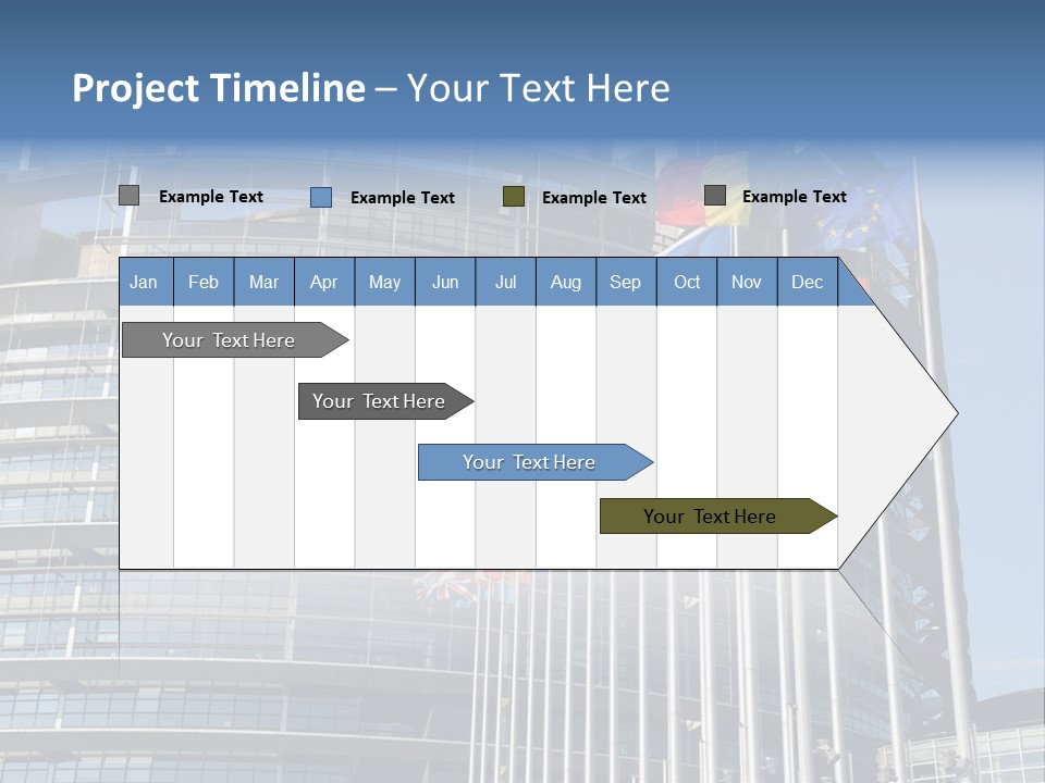 Europarl France Strasbourg PowerPoint Template