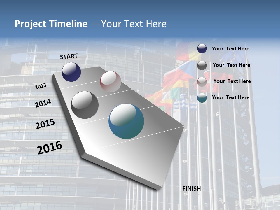 Europarl France Strasbourg PowerPoint Template