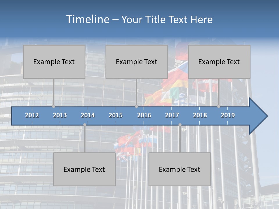 Europarl France Strasbourg PowerPoint Template