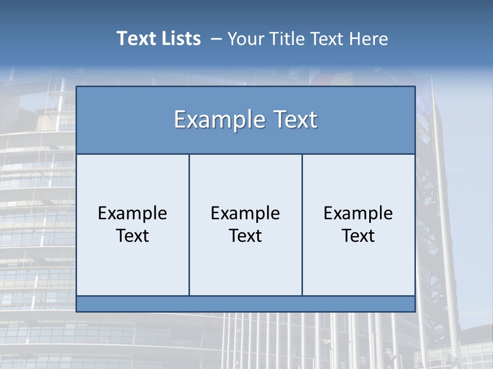 Europarl France Strasbourg PowerPoint Template