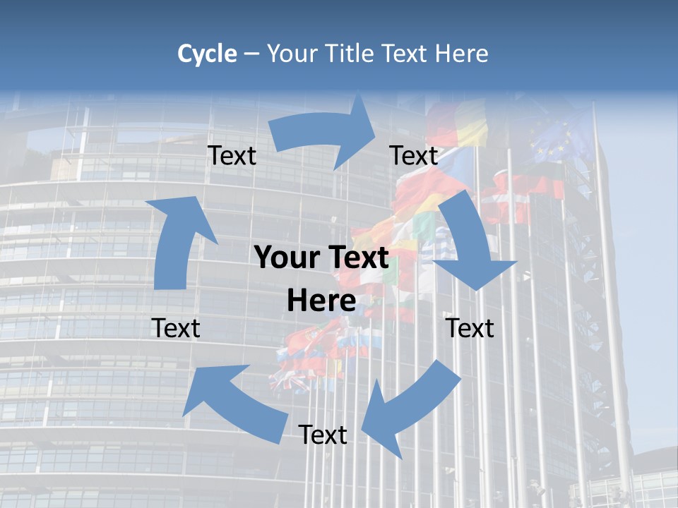 Europarl France Strasbourg PowerPoint Template