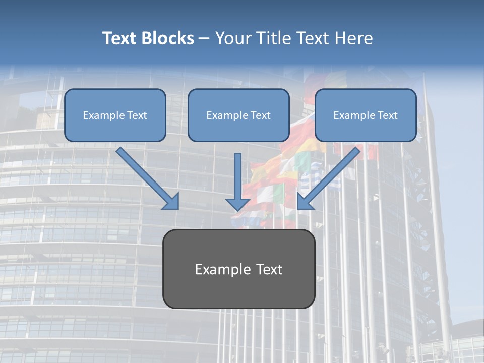 Europarl France Strasbourg PowerPoint Template
