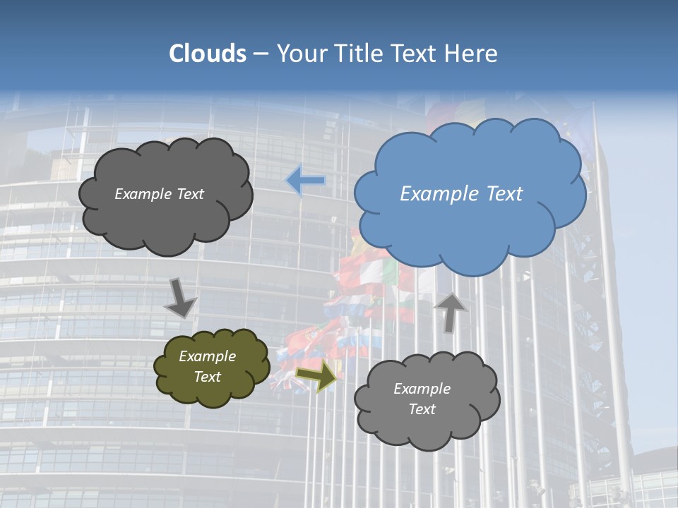 Europarl France Strasbourg PowerPoint Template