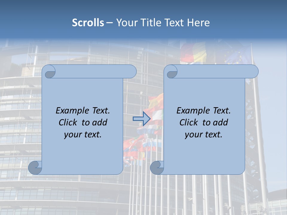Europarl France Strasbourg PowerPoint Template