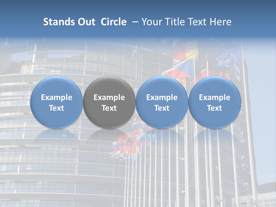 Europarl France Strasbourg PowerPoint Template