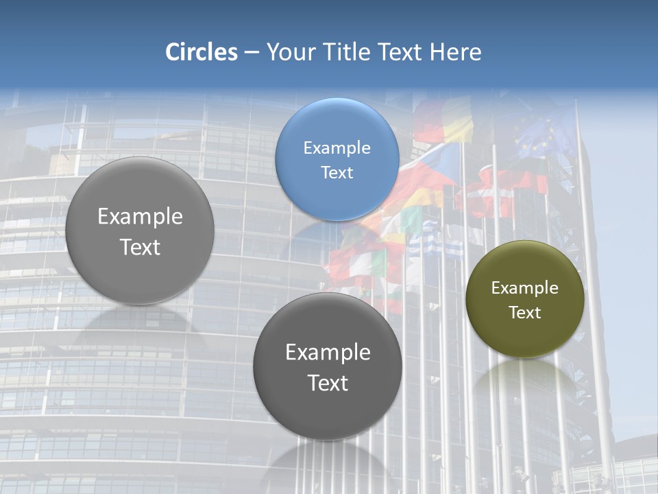 Europarl France Strasbourg PowerPoint Template