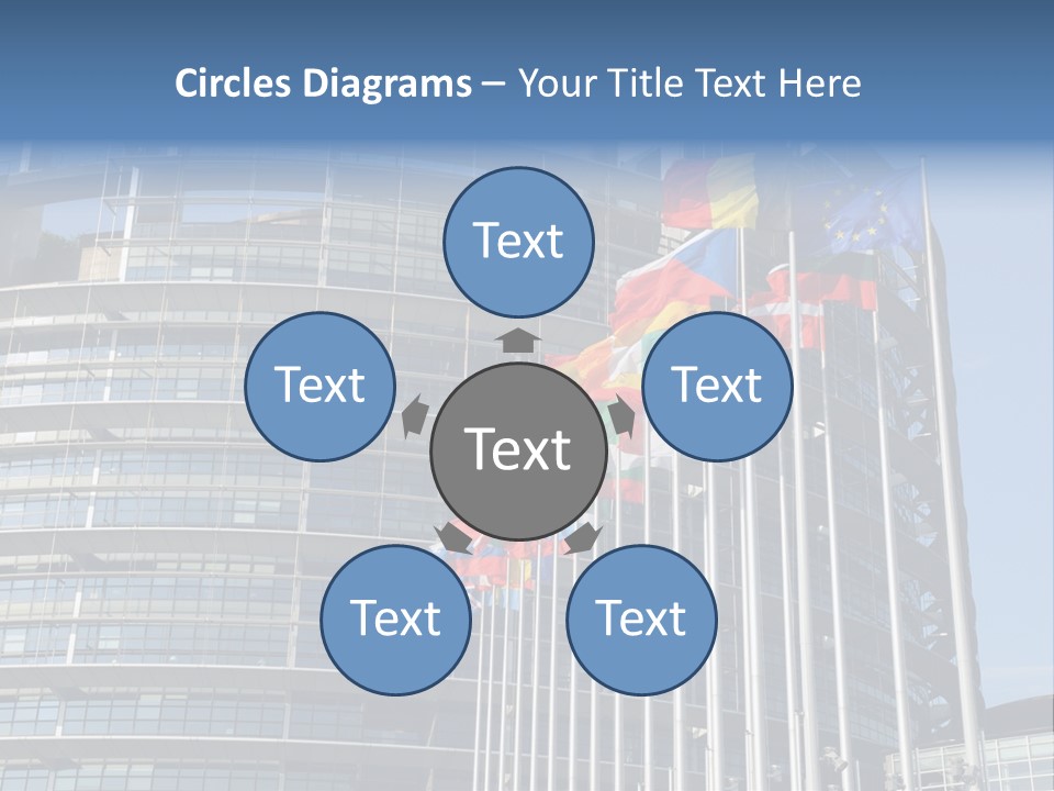 Europarl France Strasbourg PowerPoint Template