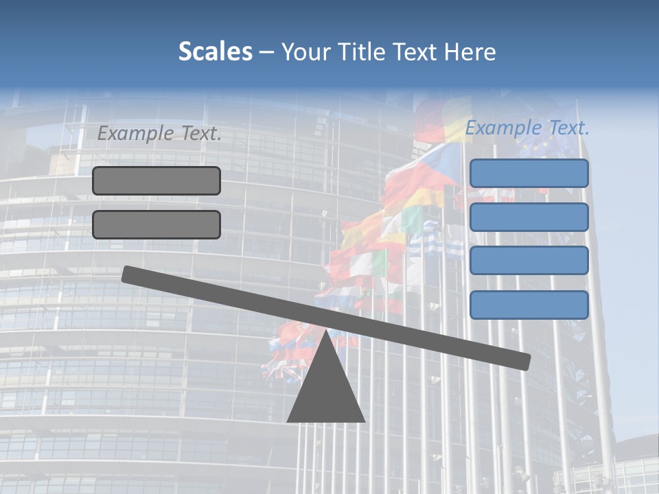 Europarl France Strasbourg PowerPoint Template