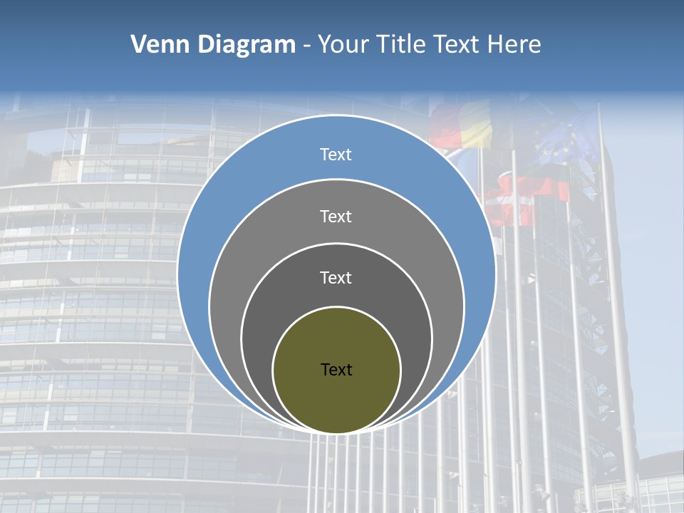 Europarl France Strasbourg PowerPoint Template