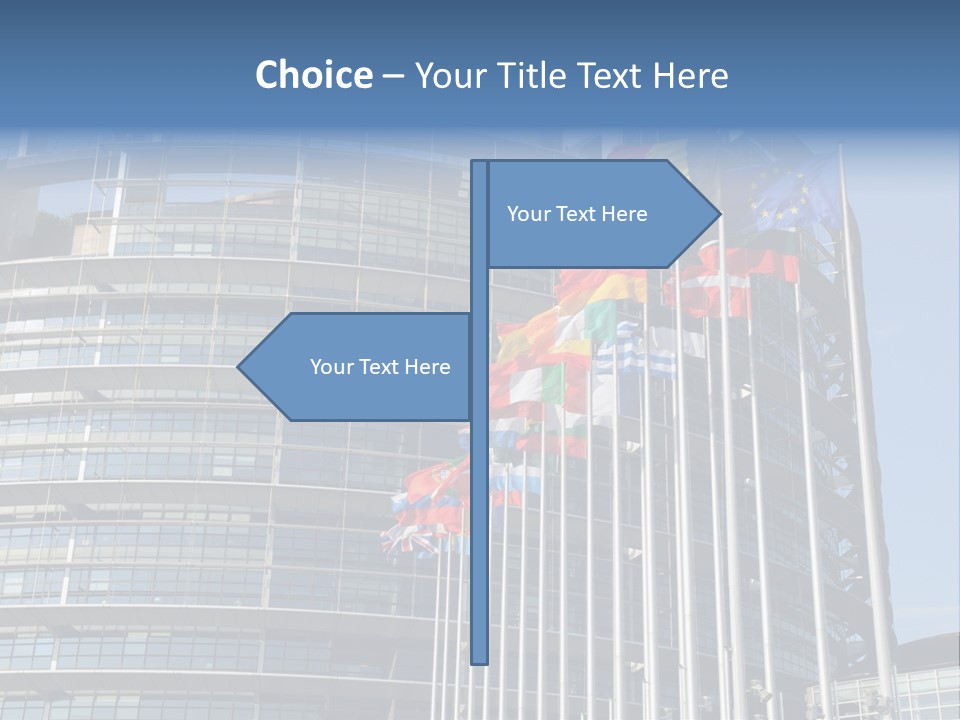 Europarl France Strasbourg PowerPoint Template