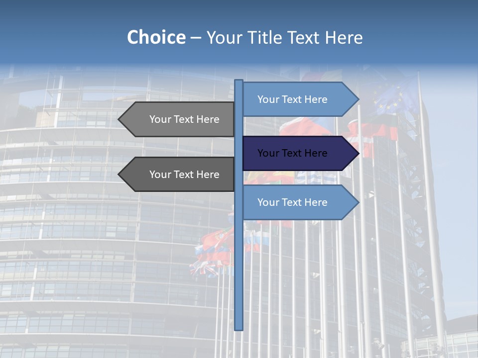 Europarl France Strasbourg PowerPoint Template