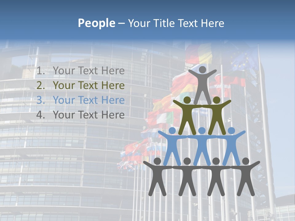 Europarl France Strasbourg PowerPoint Template