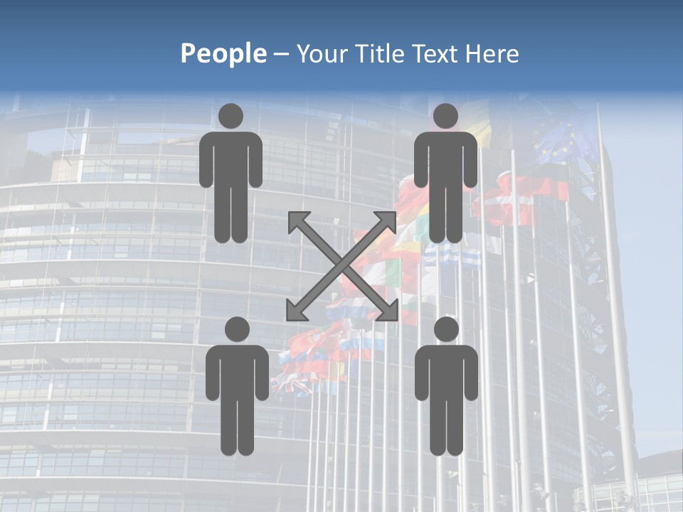 Europarl France Strasbourg PowerPoint Template