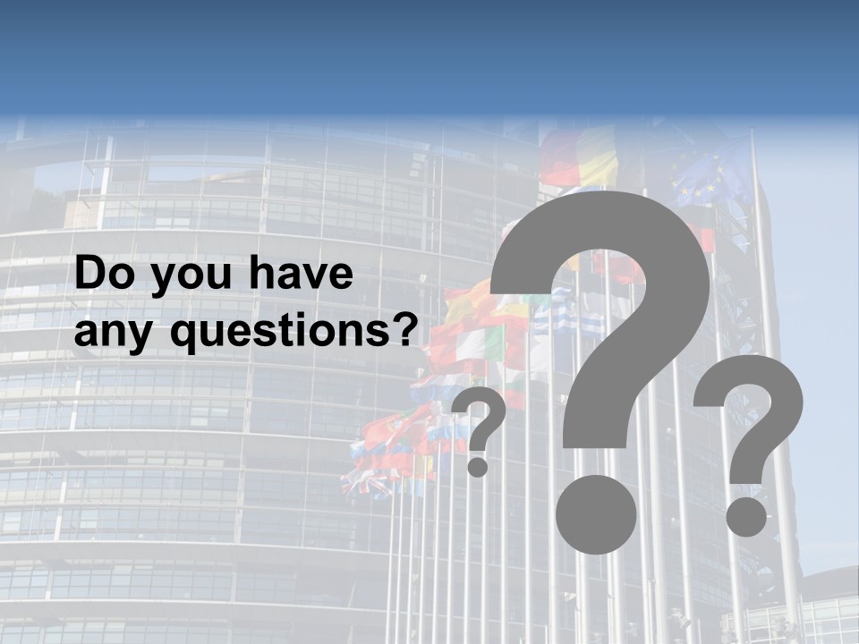 Europarl France Strasbourg PowerPoint Template