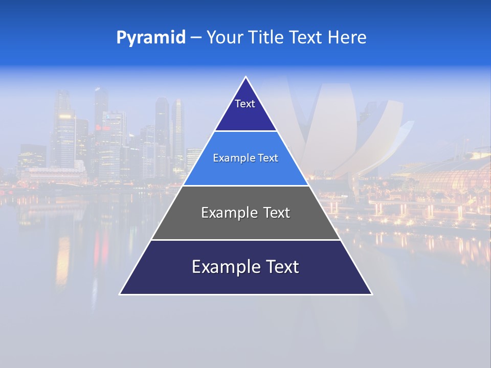 Cityscape Famous Dusk PowerPoint Template