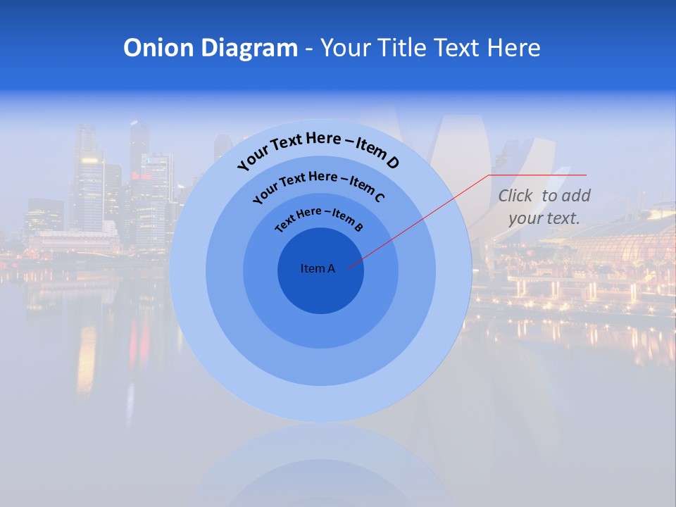 Cityscape Famous Dusk PowerPoint Template