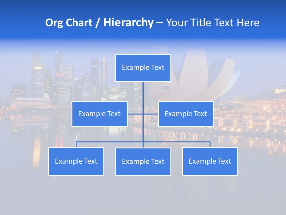 Cityscape Famous Dusk PowerPoint Template