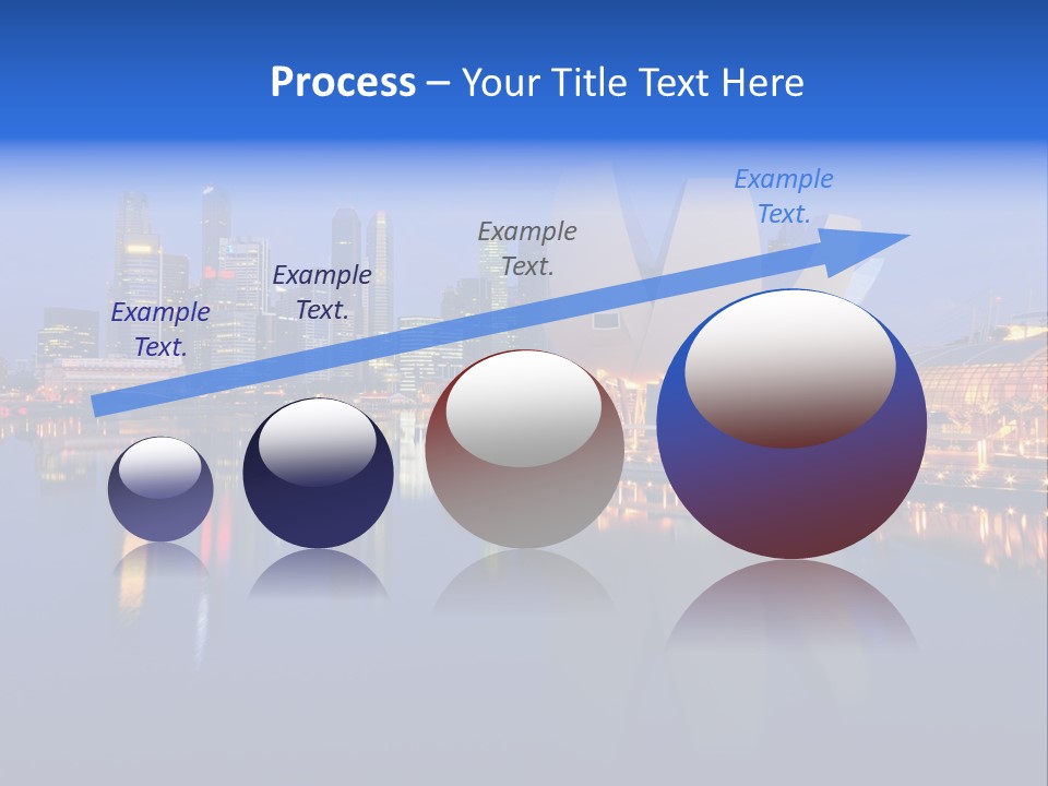 Cityscape Famous Dusk PowerPoint Template