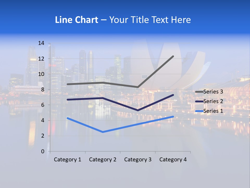 Cityscape Famous Dusk PowerPoint Template