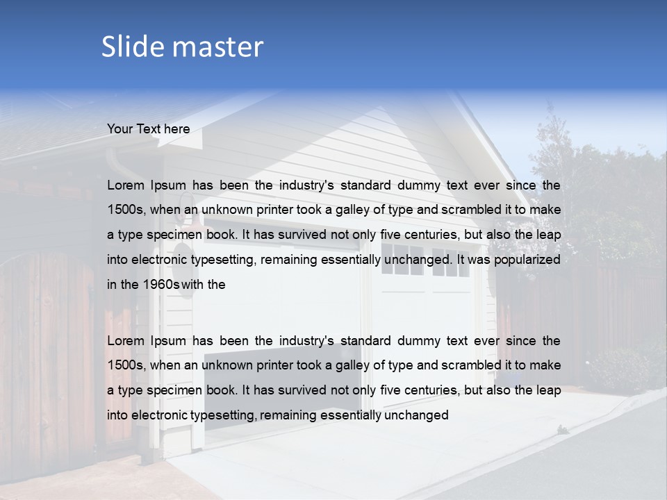 Contemporary Home Mortgage PowerPoint Template