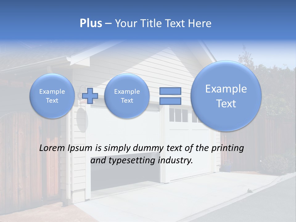 Contemporary Home Mortgage PowerPoint Template