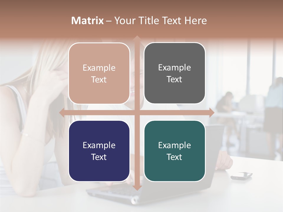 Face Casual Caucasian PowerPoint Template