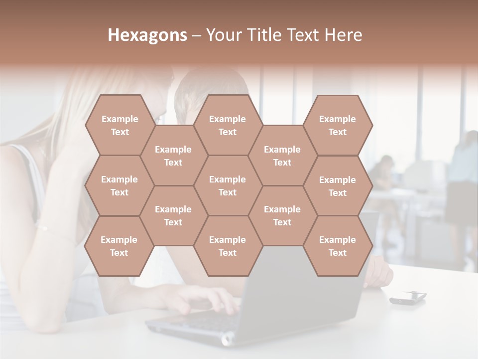 Face Casual Caucasian PowerPoint Template