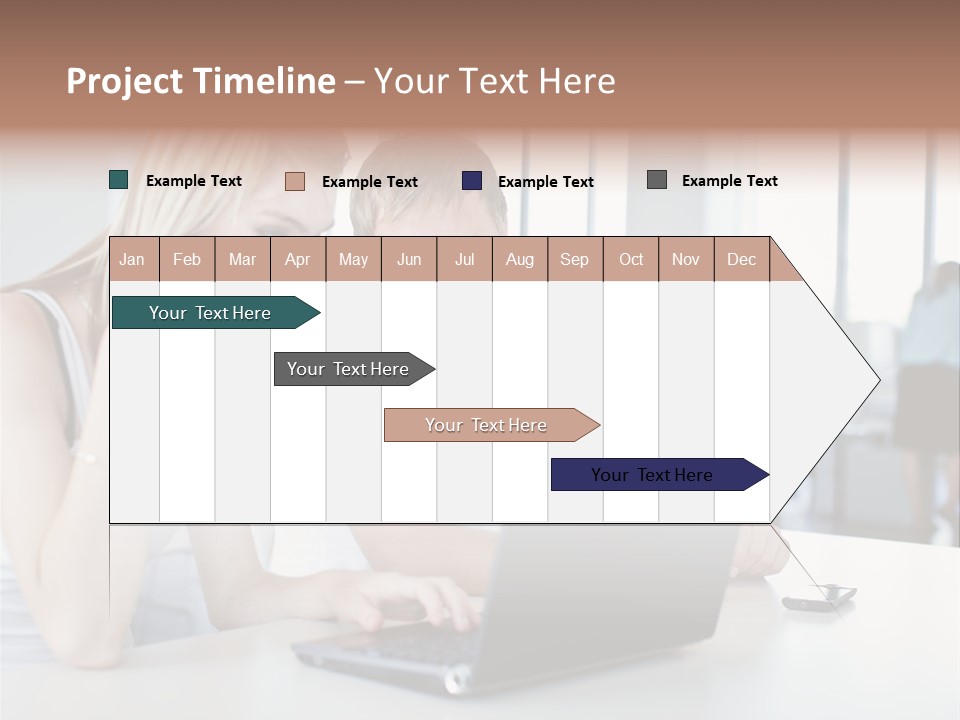 Face Casual Caucasian PowerPoint Template