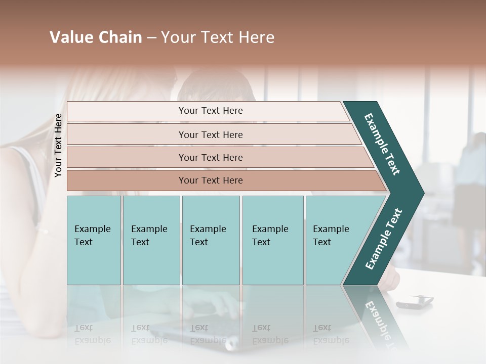 Face Casual Caucasian PowerPoint Template