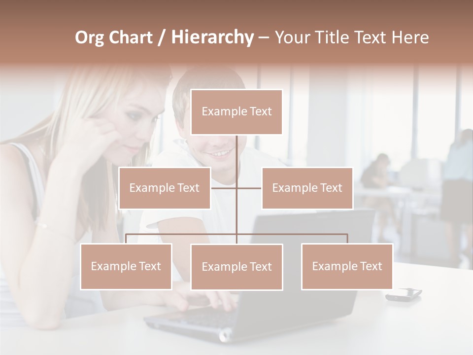 Face Casual Caucasian PowerPoint Template