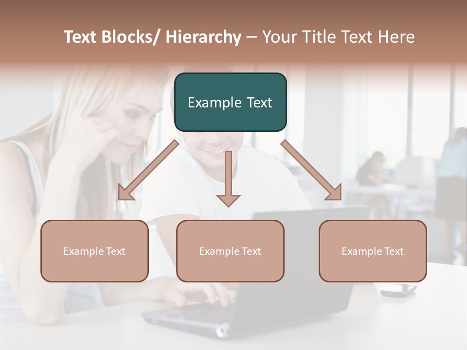 Face Casual Caucasian PowerPoint Template