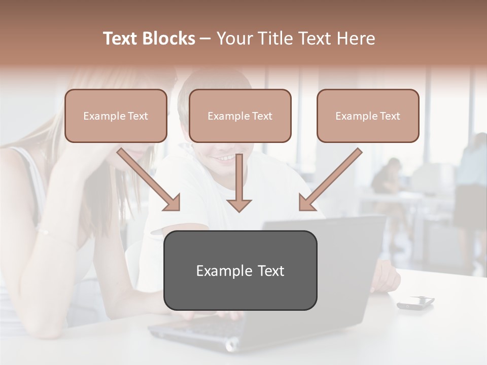 Face Casual Caucasian PowerPoint Template