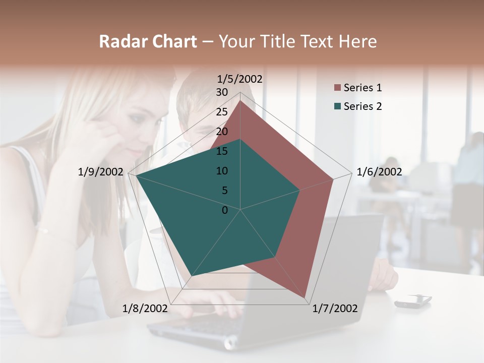 Face Casual Caucasian PowerPoint Template