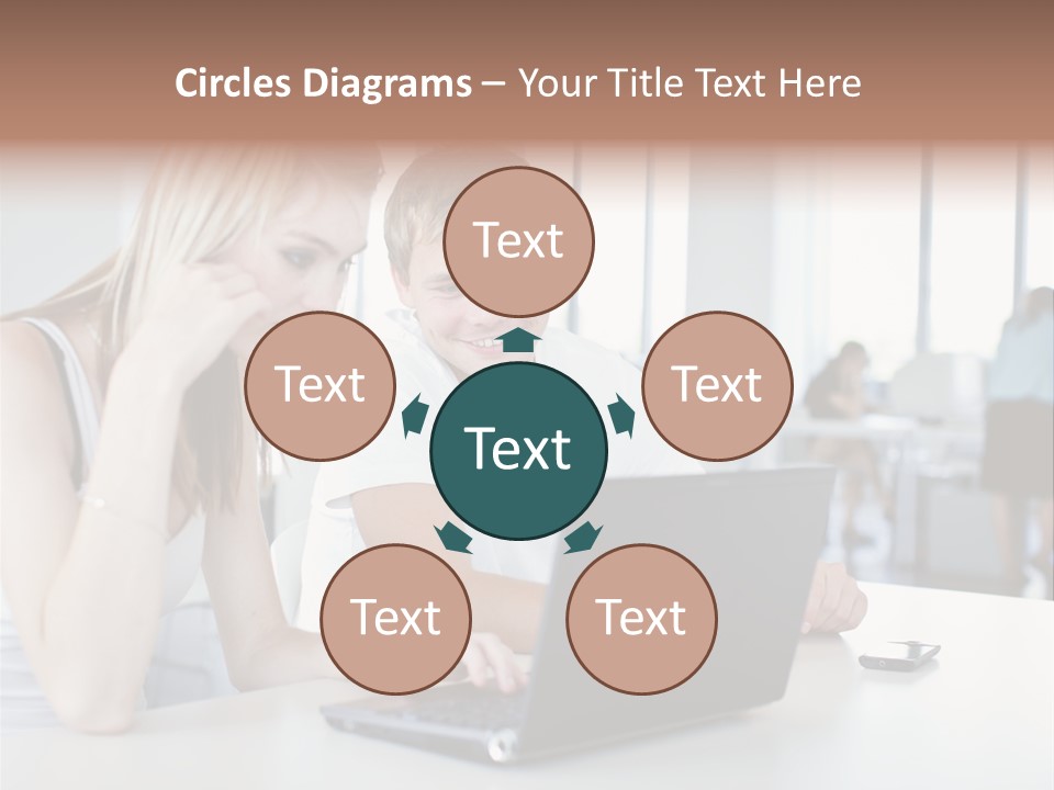 Face Casual Caucasian PowerPoint Template