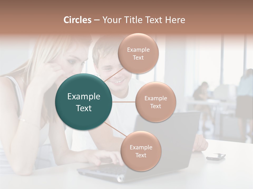 Face Casual Caucasian PowerPoint Template