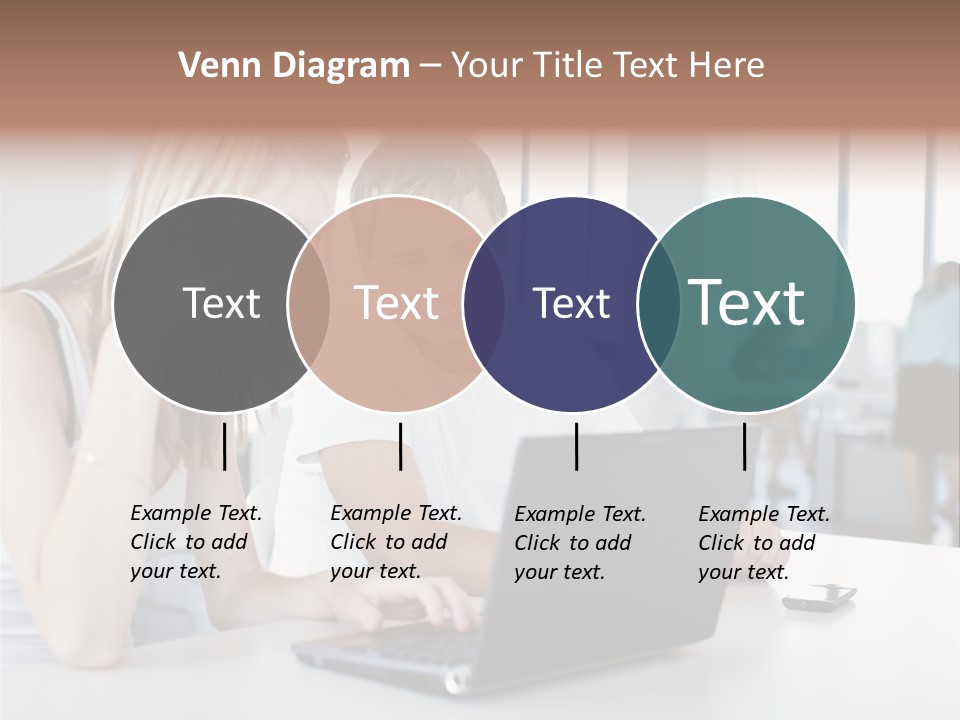Face Casual Caucasian PowerPoint Template