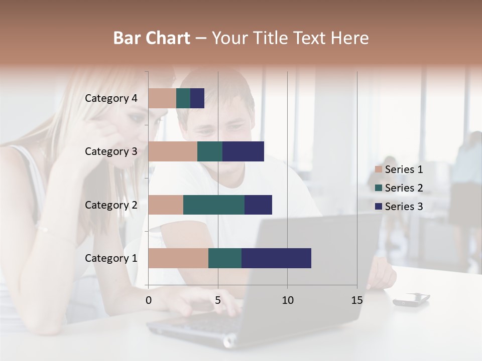 Face Casual Caucasian PowerPoint Template