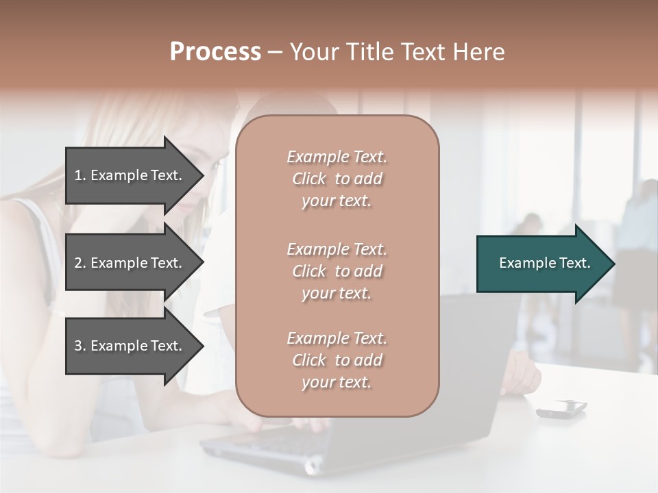 Face Casual Caucasian PowerPoint Template