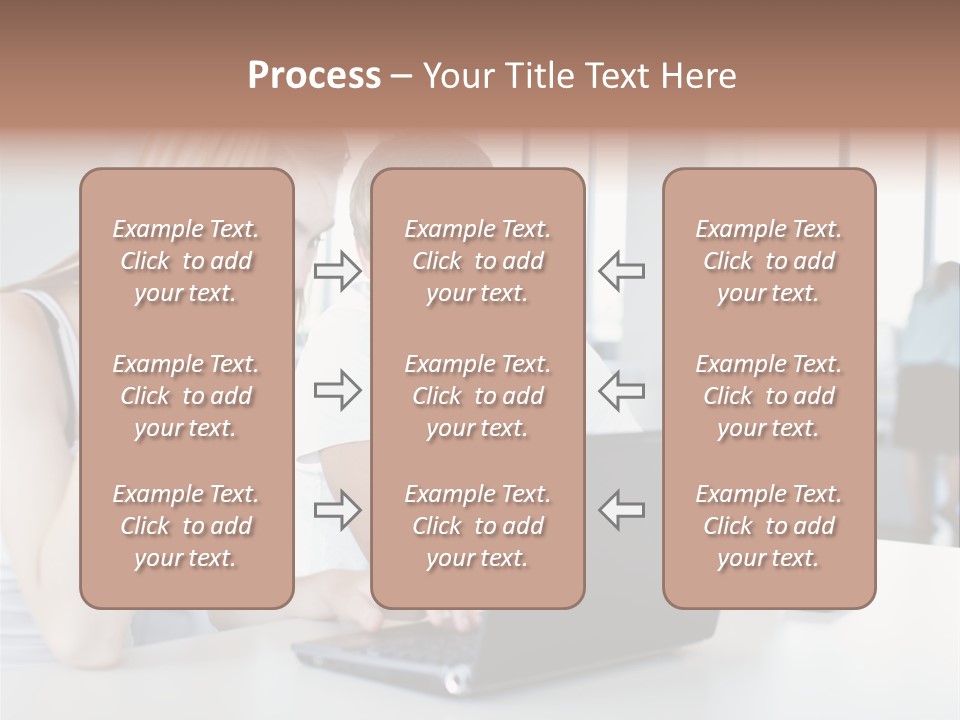 Face Casual Caucasian PowerPoint Template
