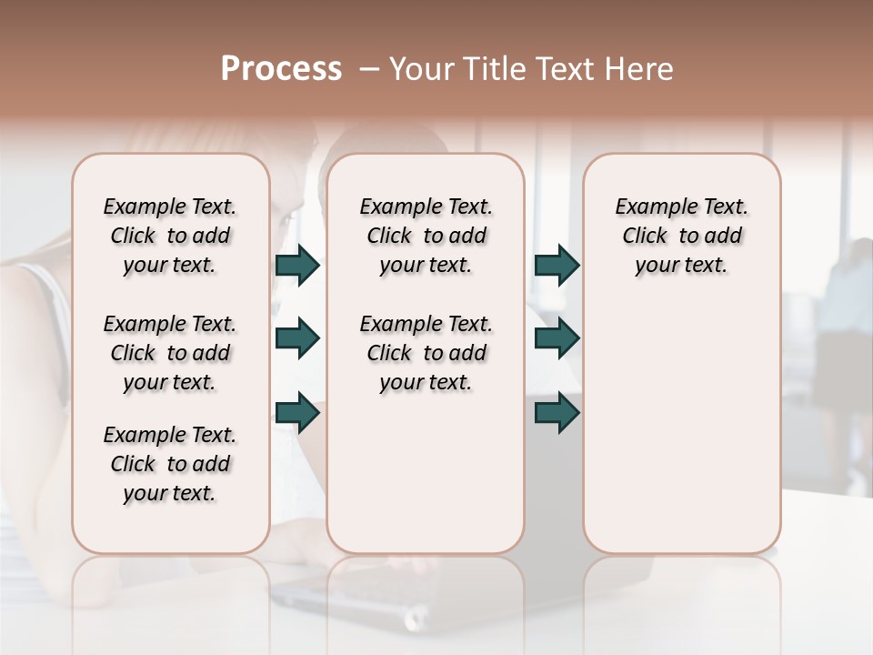 Face Casual Caucasian PowerPoint Template