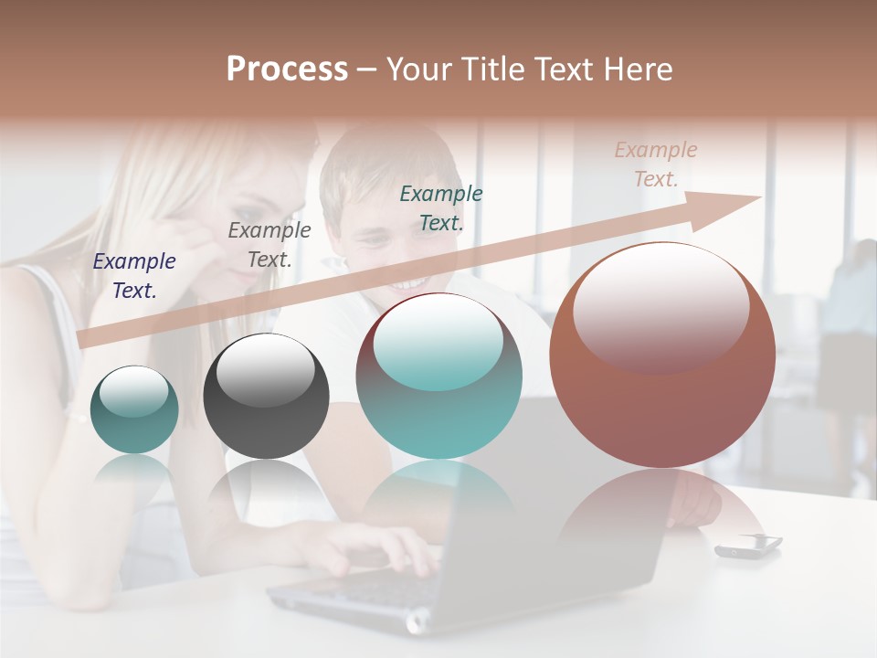 Face Casual Caucasian PowerPoint Template