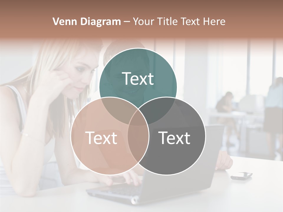 Face Casual Caucasian PowerPoint Template