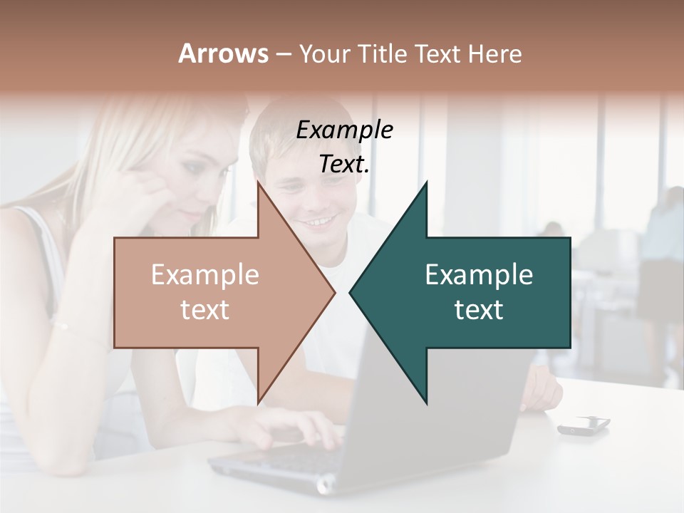 Face Casual Caucasian PowerPoint Template