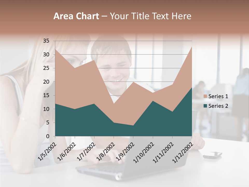 Face Casual Caucasian PowerPoint Template