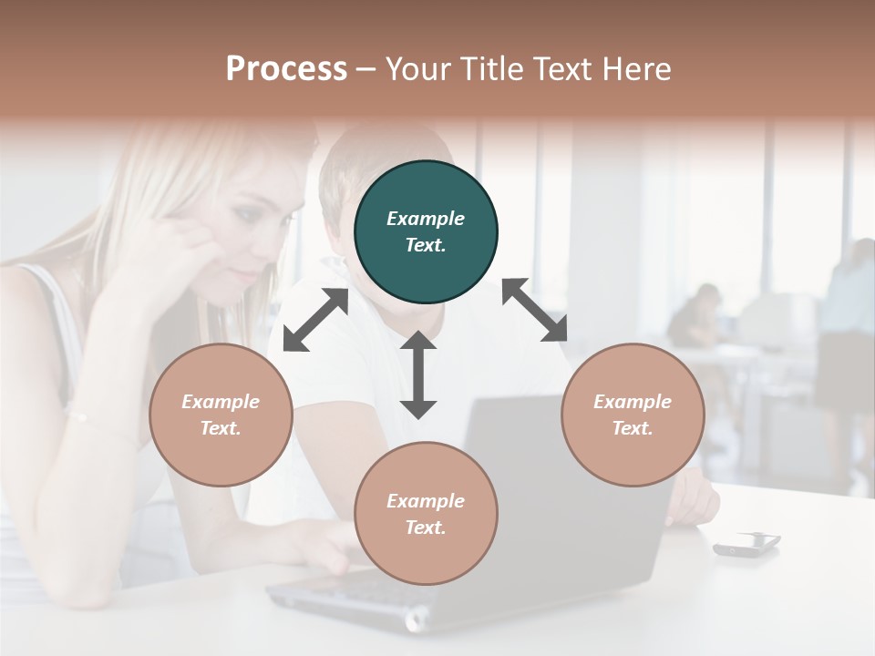 Face Casual Caucasian PowerPoint Template