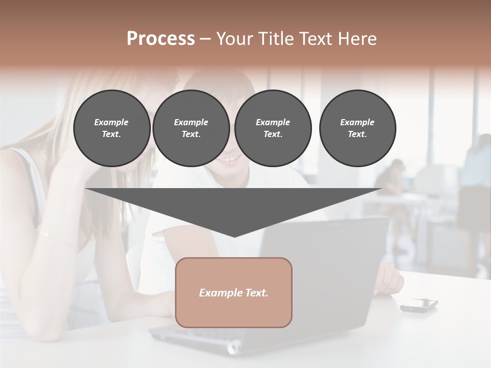 Face Casual Caucasian PowerPoint Template