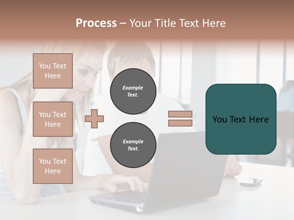 Face Casual Caucasian PowerPoint Template