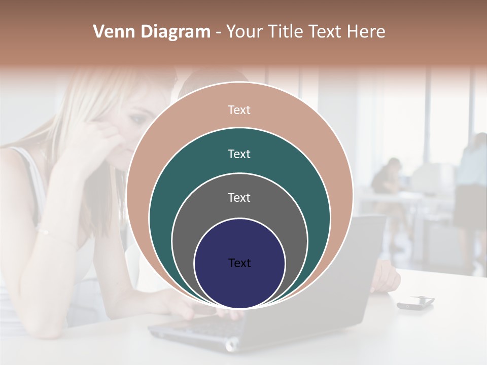 Face Casual Caucasian PowerPoint Template